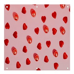 Valentine Day Heart Pattern Banner And Sign 4  X 4  by artworkshop