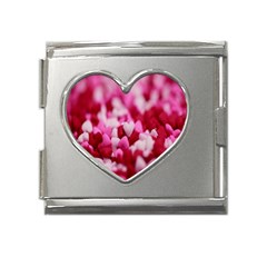 Valentine Day Heart Symbol Capsule Mega Link Heart Italian Charm (18mm) by artworkshop