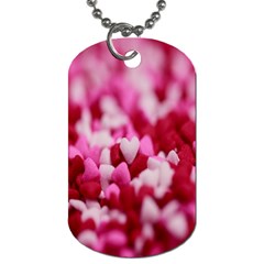 Valentine Day Heart Symbol Capsule Dog Tag (one Side) by artworkshop