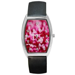 Valentine Day Heart Symbol Capsule Barrel Style Metal Watch by artworkshop