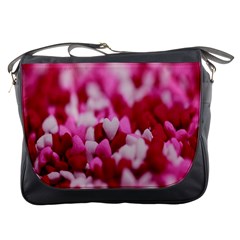 Valentine Day Heart Symbol Capsule Messenger Bag