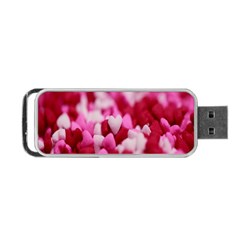 Valentine Day Heart Symbol Capsule Portable Usb Flash (one Side) by artworkshop