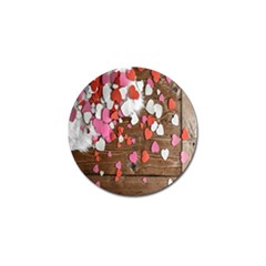 Valentine Day Heart Wallpaper Golf Ball Marker (10 Pack) by artworkshop