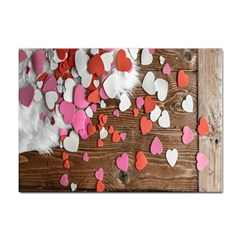 Valentine Day Heart Wallpaper Sticker A4 (10 Pack) by artworkshop