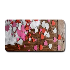 Valentine Day Heart Wallpaper Medium Bar Mat by artworkshop