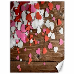 Valentine Day Heart Wallpaper Canvas 36  X 48  by artworkshop