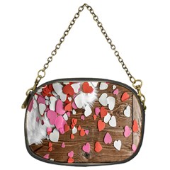 Valentine Day Heart Wallpaper Chain Purse (one Side) by artworkshop