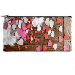 Valentine Day Heart Wallpaper Pencil Case by artworkshop