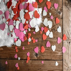 Valentine Day Heart Wallpaper Play Mat (rectangle) by artworkshop