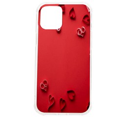 Valentine Day Logo Heart Ribbon Iphone 12 Pro Max Tpu Uv Print Case by artworkshop