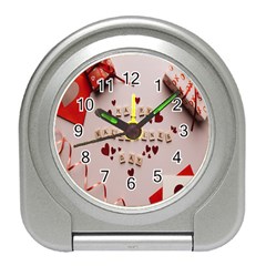 Valentine Gift Box Travel Alarm Clock by artworkshop