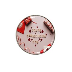 Valentine Gift Box Hat Clip Ball Marker (10 Pack) by artworkshop