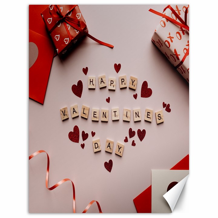 Valentine Gift Box Canvas 12  x 16 