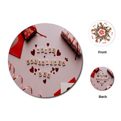 Valentine Gift Box Playing Cards Single Design (round) by artworkshop