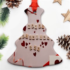 Valentine Gift Box Christmas Tree Ornament (two Sides) by artworkshop