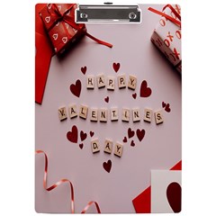 Valentine Gift Box A4 Acrylic Clipboard by artworkshop