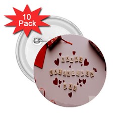 Valentine Gift Box 2 25  Buttons (10 Pack)  by artworkshop