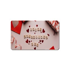 Valentine Gift Box Magnet (name Card) by artworkshop