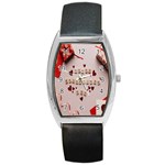 Valentine Gift Box Barrel Style Metal Watch Front