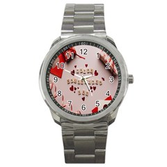 Valentine Gift Box Sport Metal Watch by artworkshop