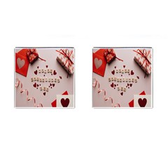 Valentine Gift Box Cufflinks (square) by artworkshop