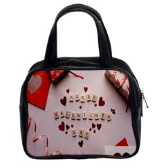 Valentine Gift Box Classic Handbag (two Sides) by artworkshop