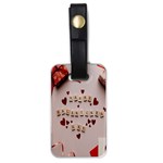 Valentine Gift Box Luggage Tag (one side) Front