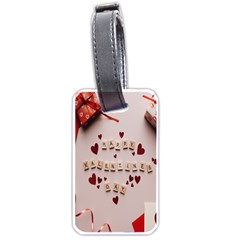 Valentine Gift Box Luggage Tag (one Side) by artworkshop