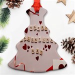 Valentine Gift Box Christmas Tree Ornament (Two Sides) Front