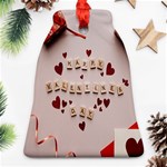 Valentine Gift Box Bell Ornament (Two Sides) Front