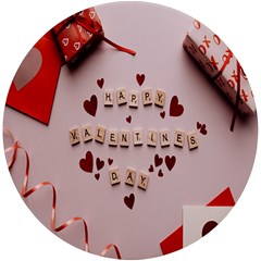 Valentine Gift Box Uv Print Round Tile Coaster