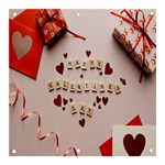 Valentine Gift Box Banner and Sign 3  x 3  Front