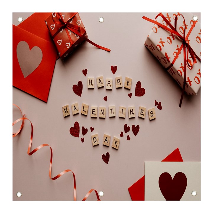 Valentine Gift Box Banner and Sign 3  x 3 