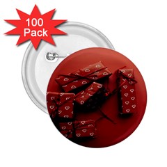 Valentines Gift 2 25  Buttons (100 Pack)  by artworkshop