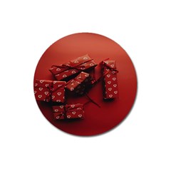 Valentines Gift Magnet 3  (round)