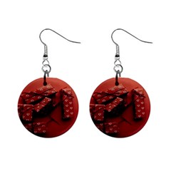 Valentines Gift Mini Button Earrings