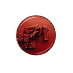 Valentines Gift Hat Clip Ball Marker (4 Pack) by artworkshop