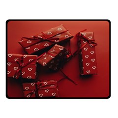 Valentines Gift One Side Fleece Blanket (small) by artworkshop