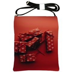 Valentines Gift Shoulder Sling Bag by artworkshop