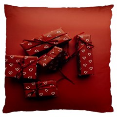 Valentines Gift Standard Premium Plush Fleece Cushion Case (two Sides)