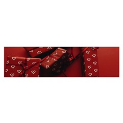 Valentines Gift Oblong Satin Scarf (16  X 60 ) by artworkshop