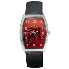 Valentines Gift Barrel Style Metal Watch by artworkshop