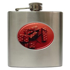 Valentines Gift Hip Flask (6 Oz) by artworkshop