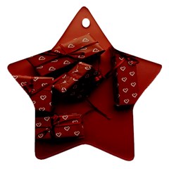 Valentines Gift Star Ornament (two Sides) by artworkshop