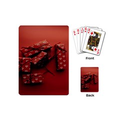 Valentines Gift Playing Cards Single Design (mini) by artworkshop