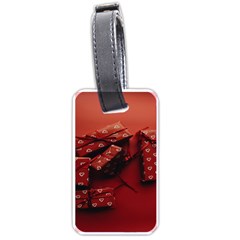 Valentines Gift Luggage Tag (one Side) by artworkshop