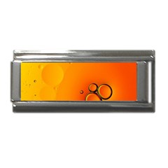 Wallpaper Liquid Bubbles Macro Orange Bright Superlink Italian Charm (9mm) by artworkshop