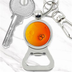 Wallpaper Liquid Bubbles Macro Orange Bright Bottle Opener Key Chain by artworkshop