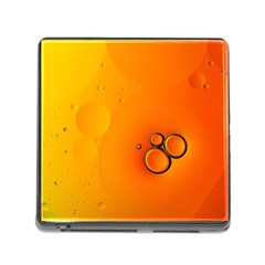 Wallpaper Liquid Bubbles Macro Orange Bright Memory Card Reader (square 5 Slot) by artworkshop