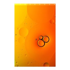 Wallpaper Liquid Bubbles Macro Orange Bright Shower Curtain 48  X 72  (small)  by artworkshop